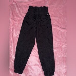 Free People Women's Movement The Way Home Joggers Small Black Pockets